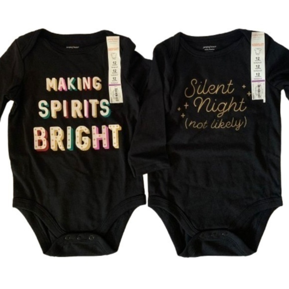NWT. CARTER’S Black Holiday One Piece Set